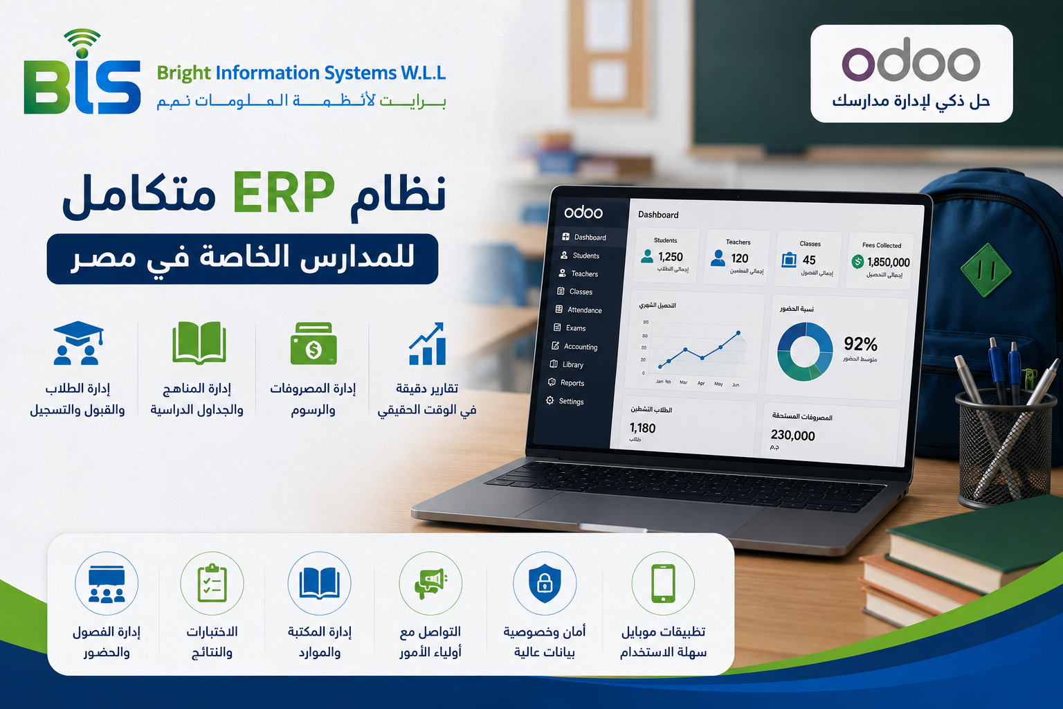 برنامج ERP للمدارس الخاصة في مصر