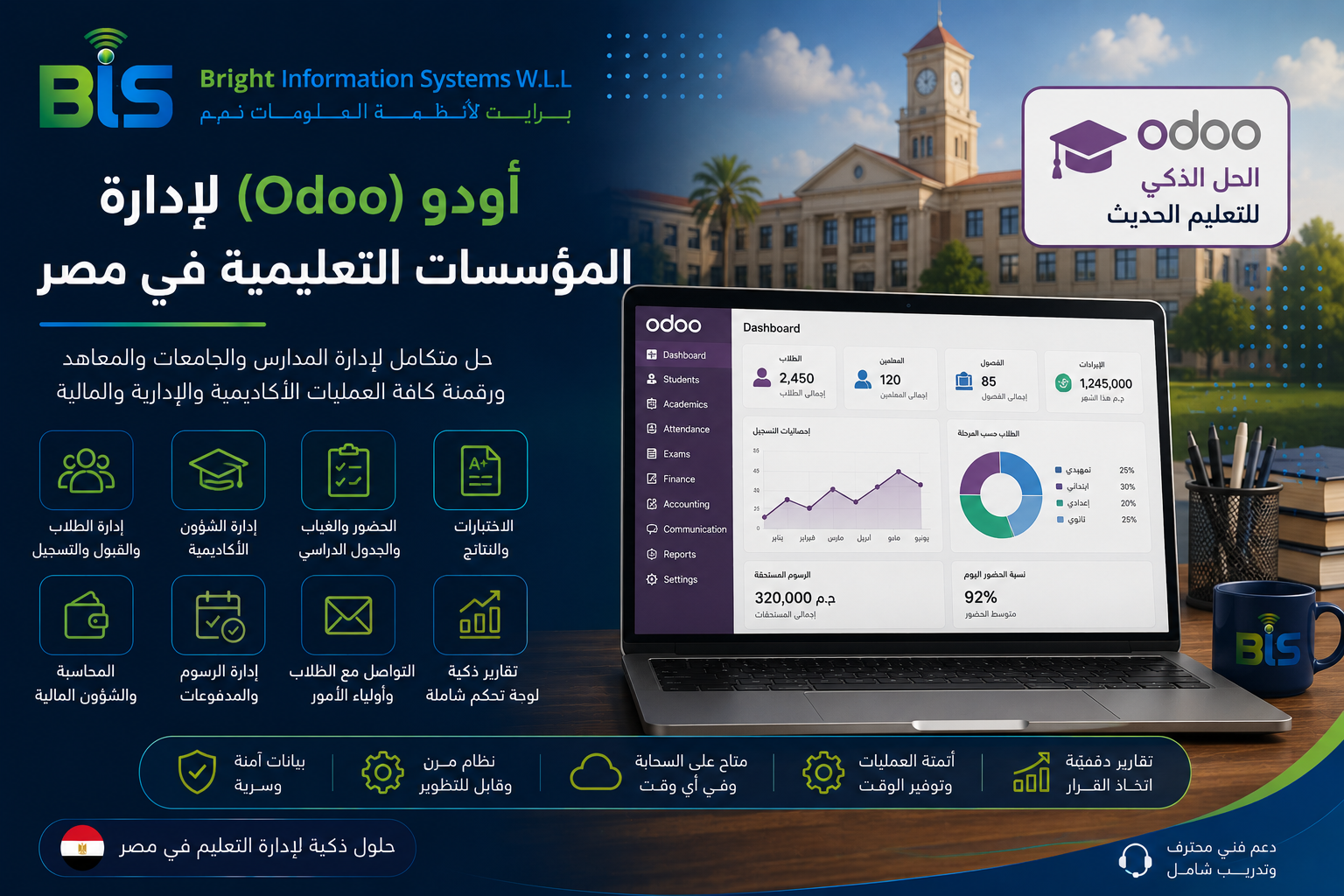 أودو للمؤسسات التعليمية في مصر