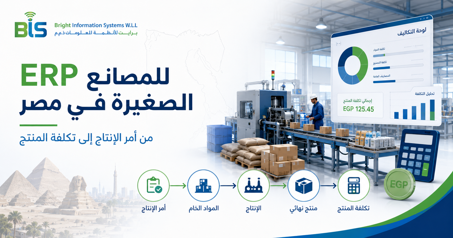 برنامج ERP للمصانع الصغيرة في مصر